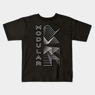 Modular Waveform Audio Analog Design Modular Gift Kids T-Shirt